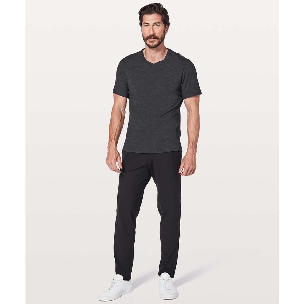 Lululemon Men’s 38 x 28.75 Commission Pant Slim Warpstreme Black M5522S